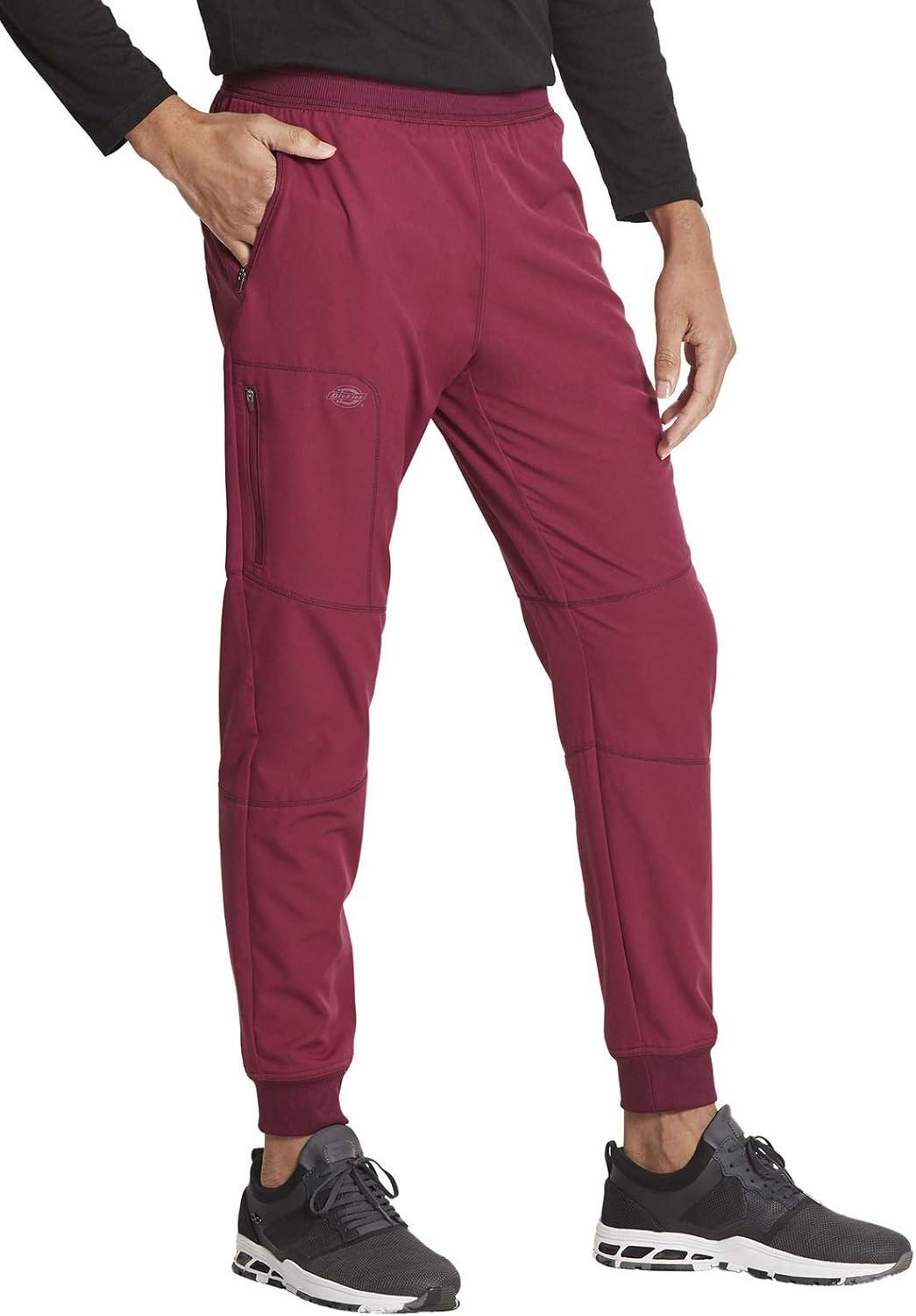 image:imageDickies Mens Jogger Natural Rise 5 Pockets Elastic Waistband with Interior Self Drawstring DK111Wine