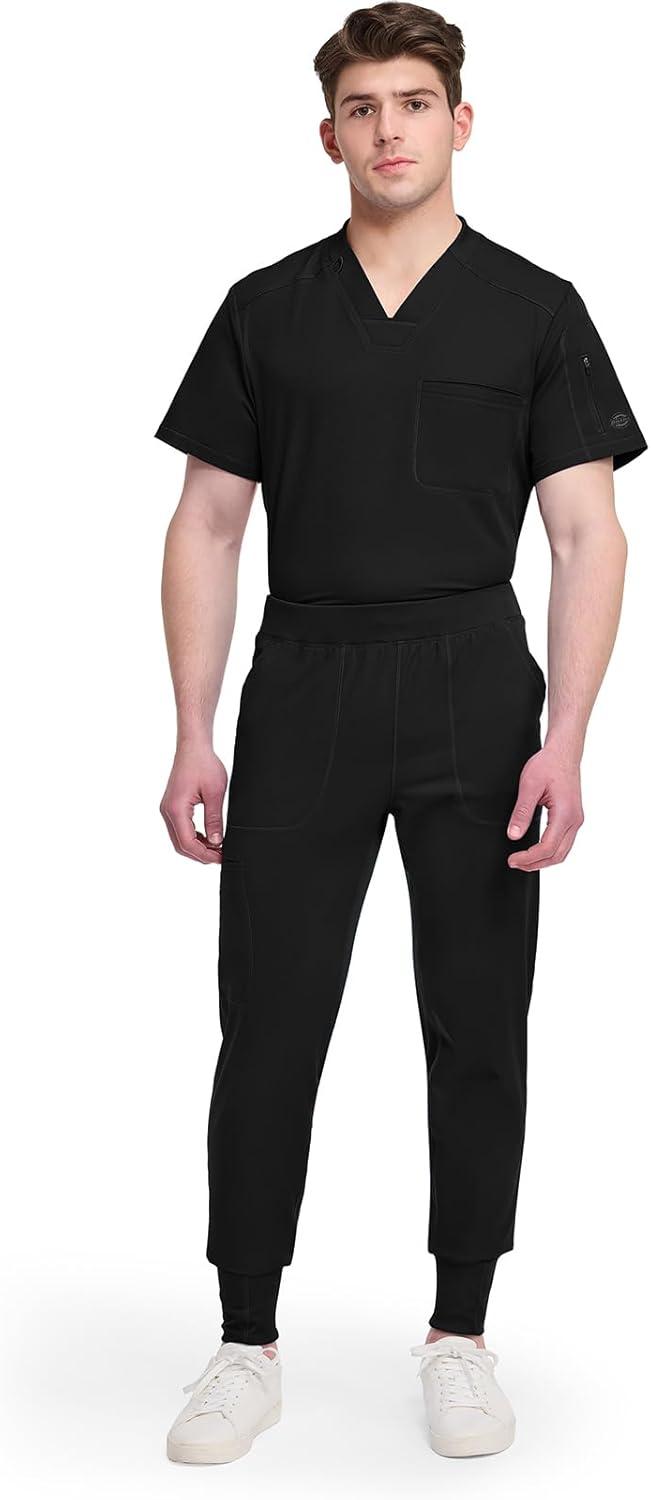 image:imageDickies Mens Scrub Pant Jogger with Waistband 5 Pockets amp 360 Stretch DK040Black