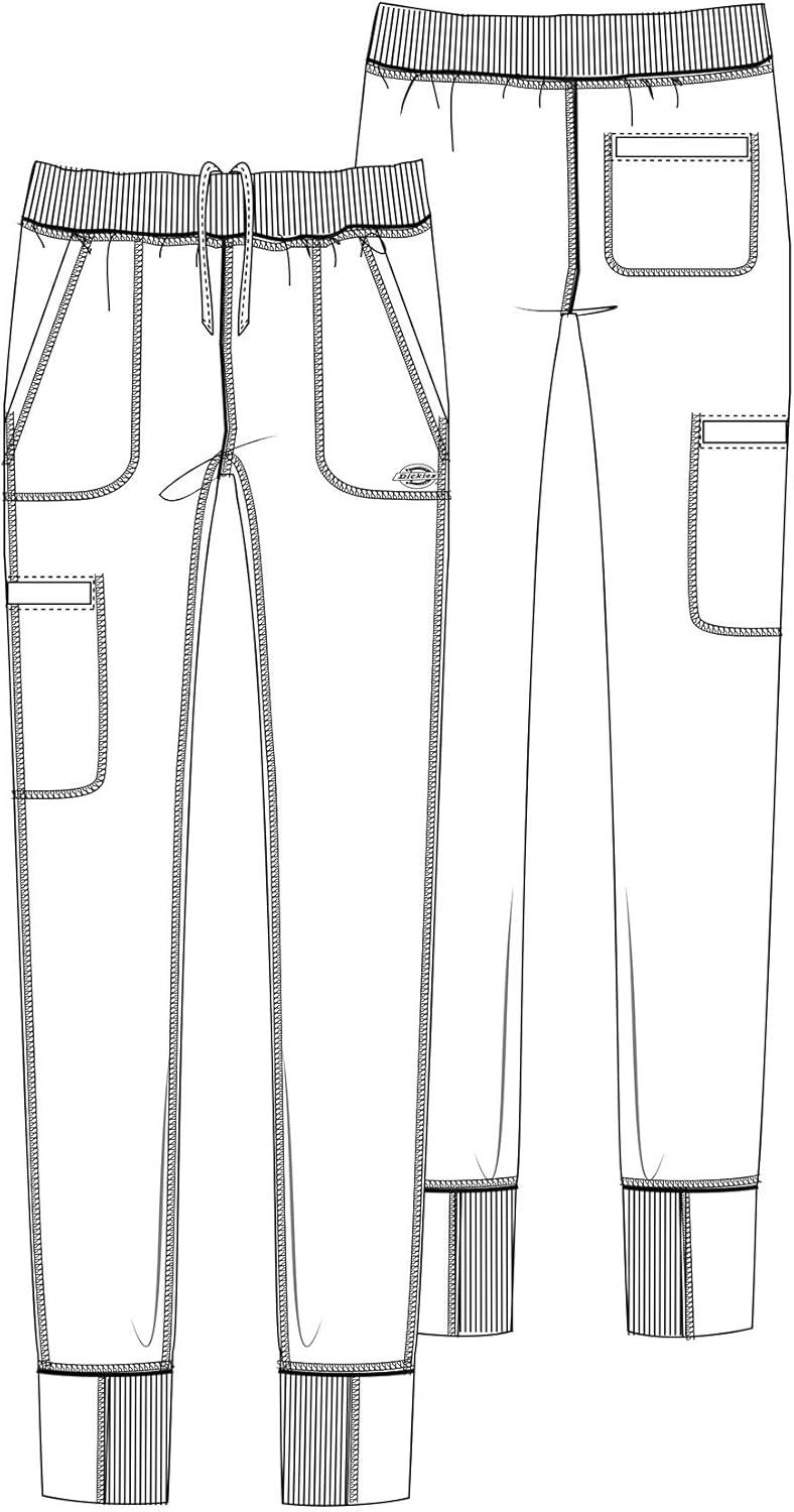 image:imageDickies Mens Scrub Pant Jogger with Waistband 5 Pockets amp 360 Stretch DK040Wine