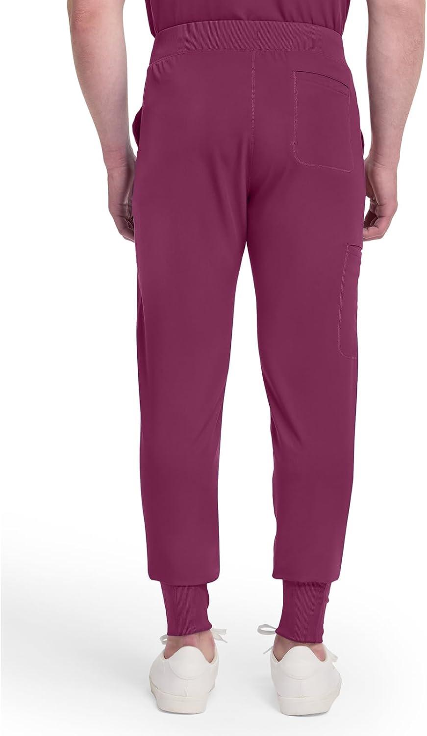 image:imageDickies Mens Scrub Pant Jogger with Waistband 5 Pockets amp 360 Stretch DK040Wine
