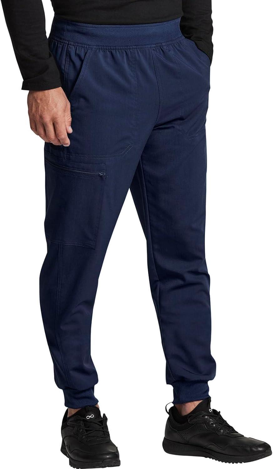 image:imageDickies Scrubs for Men MidRise Jogger Pants with Stretchy Fabric DK224Navy