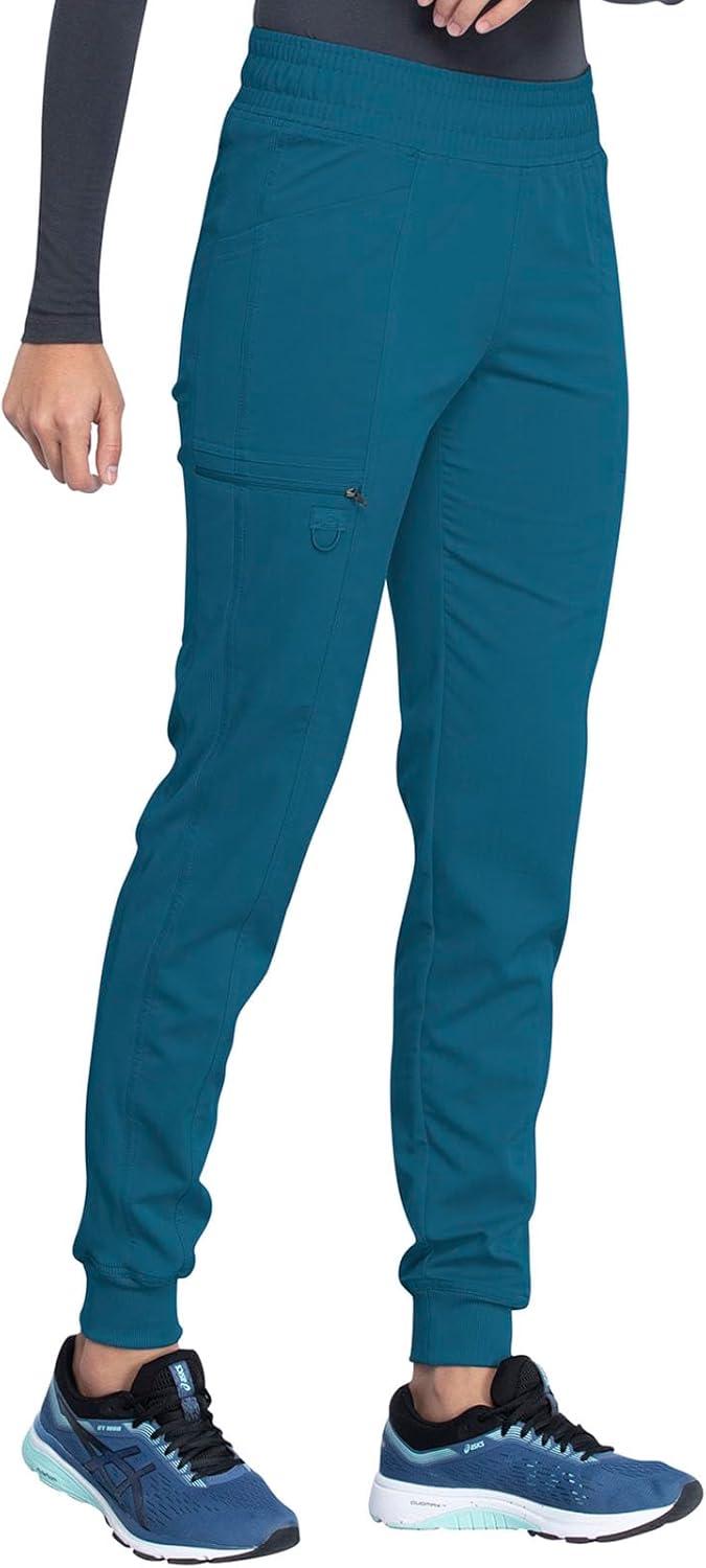 image:imageDickies Women Scrub Pant Mid Rise Jogger with 5 Pocket and Elastic Waistband DK155Caribbean Blue
