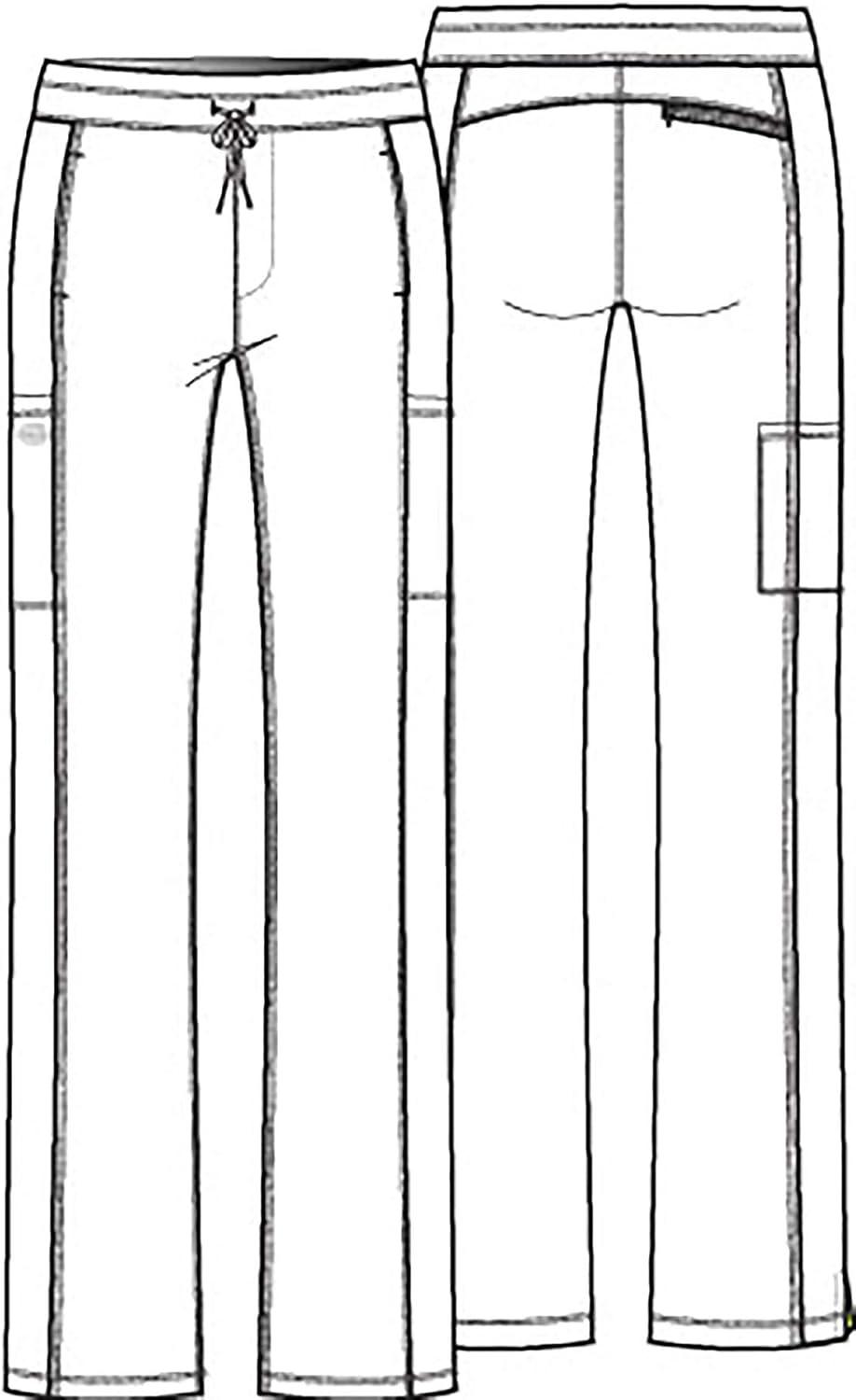 image:imageDynamix Scrubs for Women Drawstring Cargo Pants for Women DK130Black