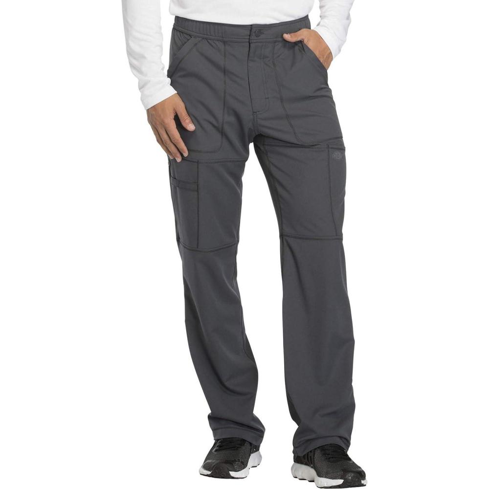 image:imageDickies Dynamix Scrub Pants for Men with Zip Fly AthleticInspired with FourWay Stretch and Moisture Wicking DK110Pewter