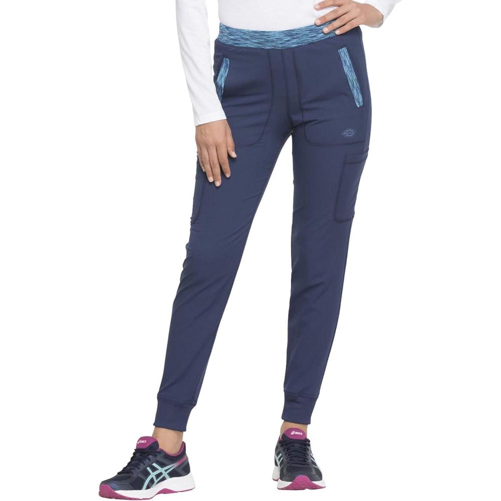 image:imageDickies Dynamix Women Scrubs Pant Natural Rise Tapered Leg Jogger DK185Navy