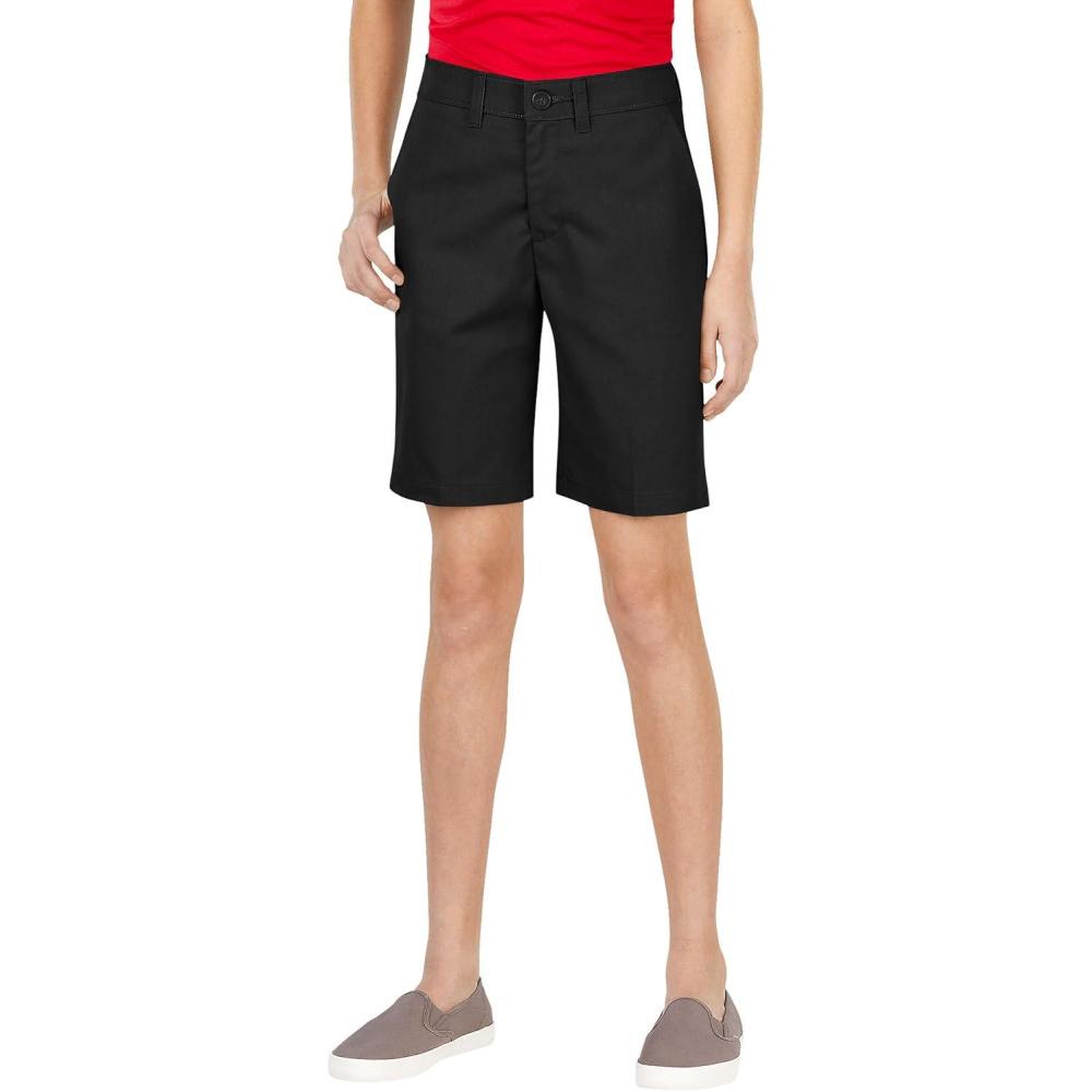 image:imageDickies Girl Big Girls Flexwaist Slim Fit Flat Front ShortBlack