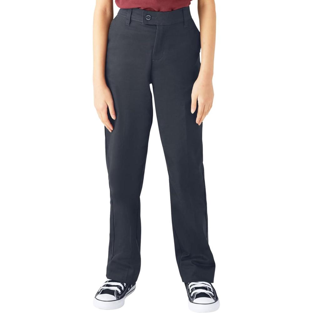 image:imageDickies Kids Girls 26X Stretch Slim Straight PantDark Navy