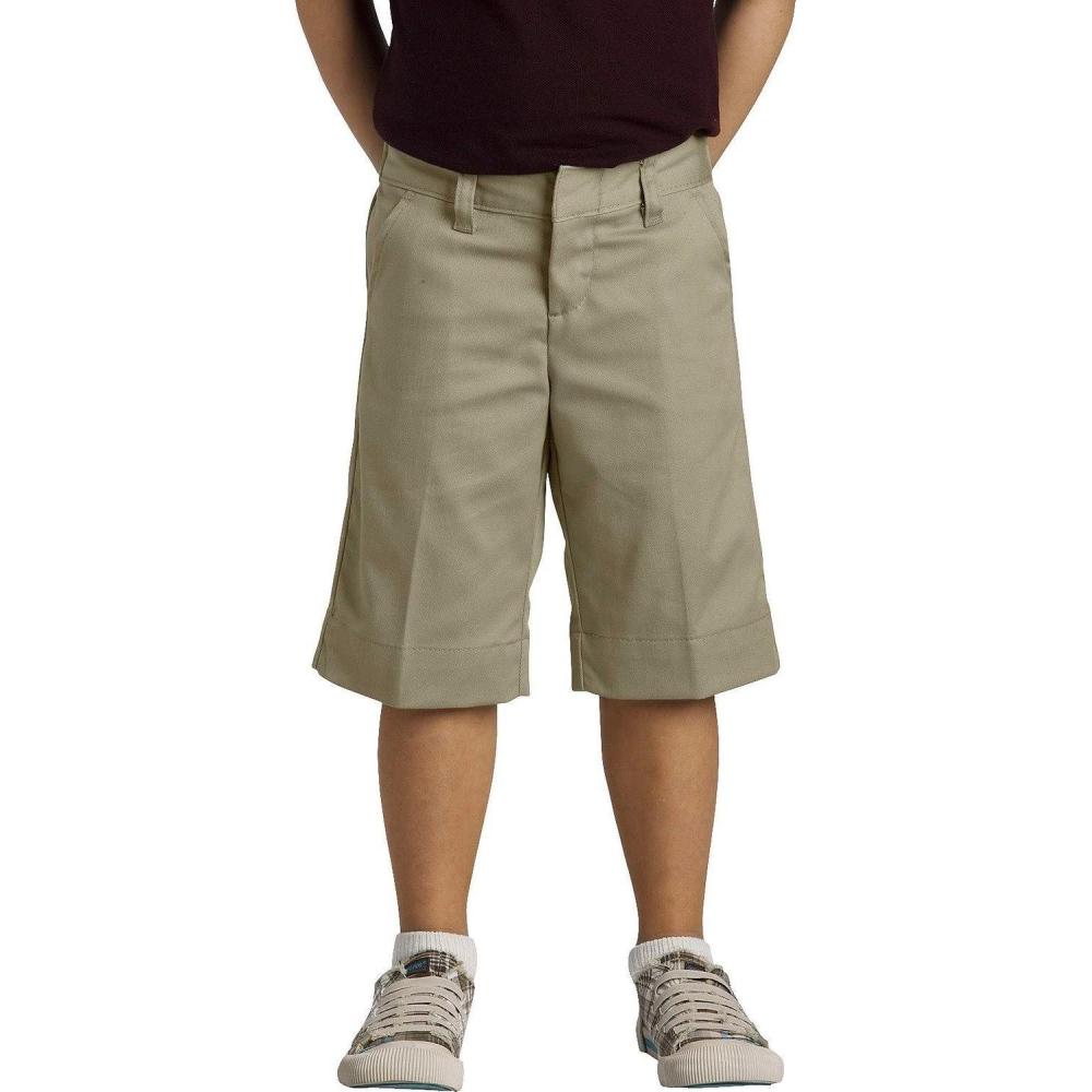 image:imageDickies Kids Girls 716 Stretch Bermuda ShortDesert Sand