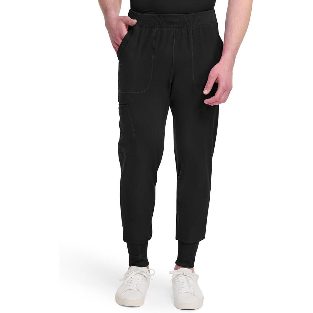 image:imageDickies Mens Scrub Pant Jogger with Waistband 5 Pockets amp 360 Stretch DK040Black