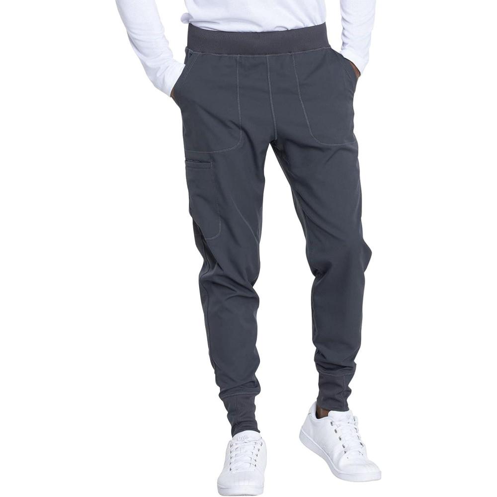 image:imageDickies Mens Scrub Pant Jogger with Waistband 5 Pockets amp 360 Stretch DK040Pewter