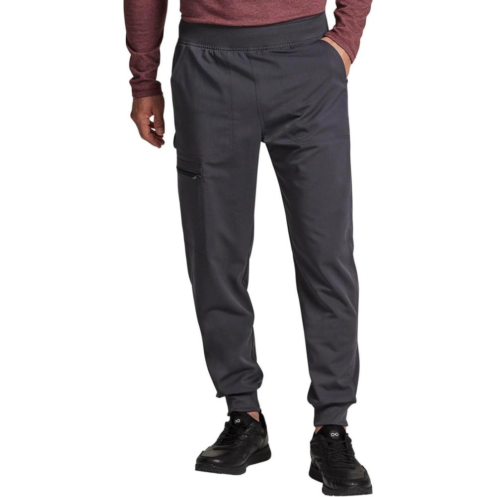 image:imageDickies Scrubs for Men MidRise Jogger Pants with Stretchy Fabric  DK224Pewter