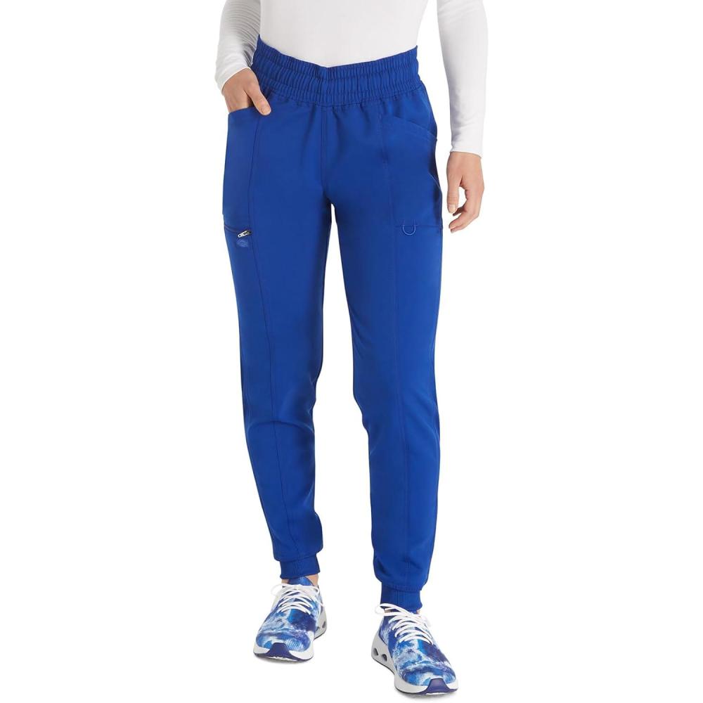 image:imageDickies Women Scrub Pant Mid Rise Jogger with 5 Pocket and Elastic Waistband DK155Galaxy Blue