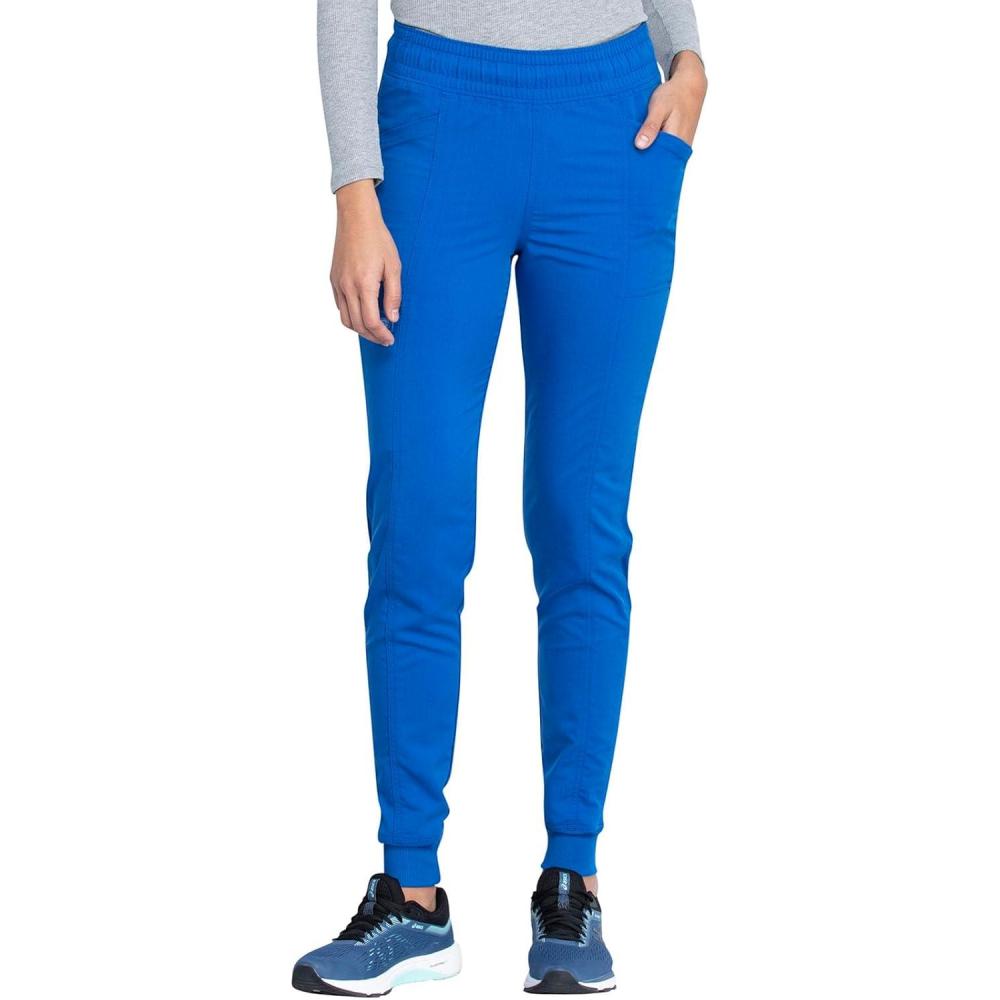 image:imageDickies Women Scrub Pant Mid Rise Jogger with 5 Pocket and Elastic Waistband DK155Royal