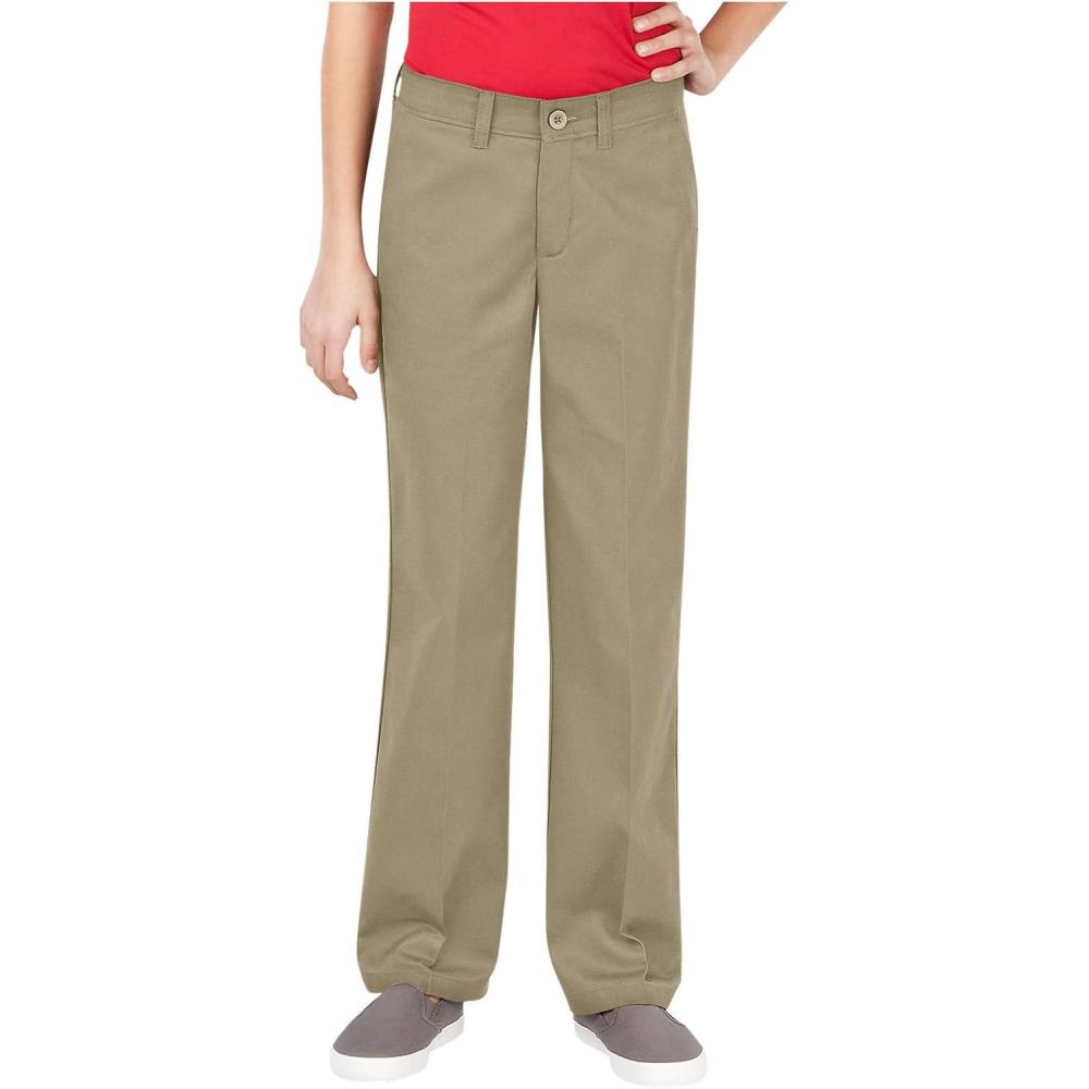 image:imageDickies girls Slim Stretch Flat Front PantDesert Sand