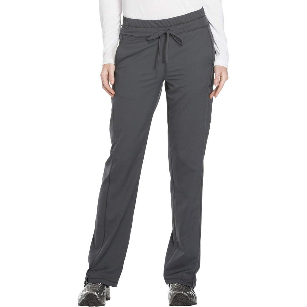 image:imageDynamix Scrubs for Women Drawstring Cargo Pants for Women DK130Pewter