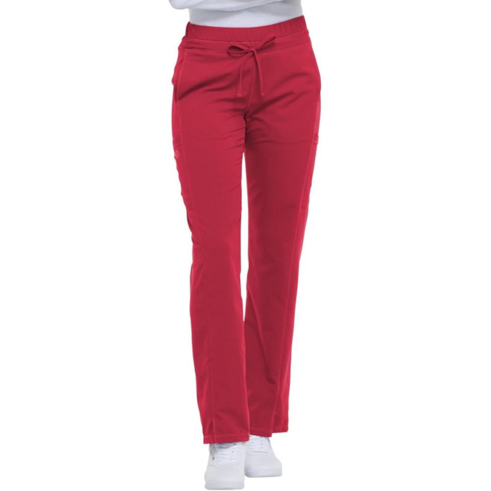 image:imageDynamix Scrubs for Women Drawstring Cargo Pants for Women DK130Red