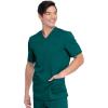 Dickies Balance Men Scrubs Top V-Neck DK845(Hunter Green)