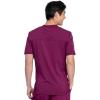 Dickies Balance Men Scrubs Top V-Neck DK845(Wine)