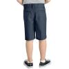 Dickies Boys’ Flex Waist Flat Front Short(Black V1)