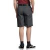 Dickies Boys’ Flex Waist Flat Front Short(Charcoal V1)