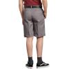 Dickies Boys’ Flex Waist Flat Front Short(Silver)