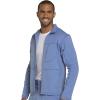 Dickies Dynamix Men Warm Up Scrubs Jacket Zip Front DK310(Ciel Blue)