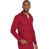 Dickies Dynamix Men Warm Up Scrubs Jacket Zip Front DK310(Red)