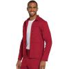 Dickies Dynamix Men Warm Up Scrubs Jacket Zip Front DK310(Red)
