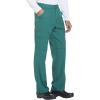Dickies Dynamix Scrub Pants for Men with Zip Fly, Athletic-Inspired with Four-Way Stretch and Moisture Wicking DK110(Hunter Green)