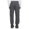 Dickies Dynamix Scrub Pants for Men with Zip Fly, Athletic-Inspired with Four-Way Stretch and Moisture Wicking DK110(Pewter)