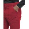 Dickies Dynamix Scrub Pants for Men with Zip Fly, Athletic-Inspired with Four-Way Stretch and Moisture Wicking DK110(Red)
