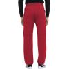 Dickies Dynamix Scrub Pants for Men with Zip Fly, Athletic-Inspired with Four-Way Stretch and Moisture Wicking DK110(Red)