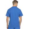 Dickies Dynamix Scrubs for Men Athletic-Inspired V-Neck Chest Pocket Scrub Top with Four-Way Stretch & Moisture Wicking DK610(Royal)