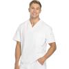 Dickies Dynamix Scrubs for Men Athletic-Inspired V-Neck Chest Pocket Scrub Top with Four-Way Stretch & Moisture Wicking DK610(White)