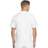Dickies Dynamix Scrubs for Men Athletic-Inspired V-Neck Chest Pocket Scrub Top with Four-Way Stretch & Moisture Wicking DK610(White)