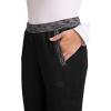 Dickies Dynamix Women Scrubs Pant Natural Rise Tapered Leg Jogger DK185(Black)
