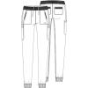 Dickies Dynamix Women Scrubs Pant Natural Rise Tapered Leg Jogger DK185(Caribbean Blue)