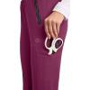 Dickies Dynamix Women Scrubs Pant Natural Rise Tapered Leg Jogger DK185(Wine)