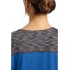 Dickies Dynamix Womens Tops, Athletic-Inspired Mélange V-Neck Scrub Top with Four-Way Stretch and Moisture Wicking DK740(Royal)
