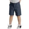 Dickies Girl Big Girls’ Flexwaist Slim Fit Flat Front Short(Dark Navy)