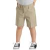 Dickies Girl Big Girls’ Flexwaist Slim Fit Flat Front Short(Desert Sand)