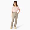 Dickies Kids Girls 2-6X Stretch Slim Straight Pant(Desert Sand)