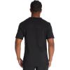 Dickies Scrub Top for Men with Zip Chest Pocket, Rib Knit, I.D. Badge at, 2-Way Stretch Durable & Breathable Fabric – DK865(Black)