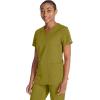 Dickies V-Neck Scrub Top with 5 Pockets Shirttail Hem and Bi-Stretch Technology DK875(Bronze Mist)