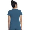 Dickies V-Neck Scrub Top with 5 Pockets Shirttail Hem and Bi-Stretch Technology DK875(Caribbean Blue)