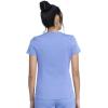 Dickies V-Neck Scrub Top with 5 Pockets Shirttail Hem and Bi-Stretch Technology DK875(Ciel)
