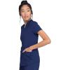 Dickies V-Neck Scrub Top with 5 Pockets Shirttail Hem and Bi-Stretch Technology DK875(Navy)