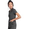 Dickies V-Neck Scrub Top with 5 Pockets Shirttail Hem and Bi-Stretch Technology DK875(Pewter)