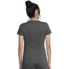 Dickies V-Neck Scrub Top with 5 Pockets Shirttail Hem and Bi-Stretch Technology DK875(Pewter)