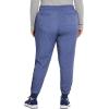 Dickies Women Scrub Pant Mid Rise Jogger with 5 Pocket and Elastic Waistband DK155(Heather Navy)